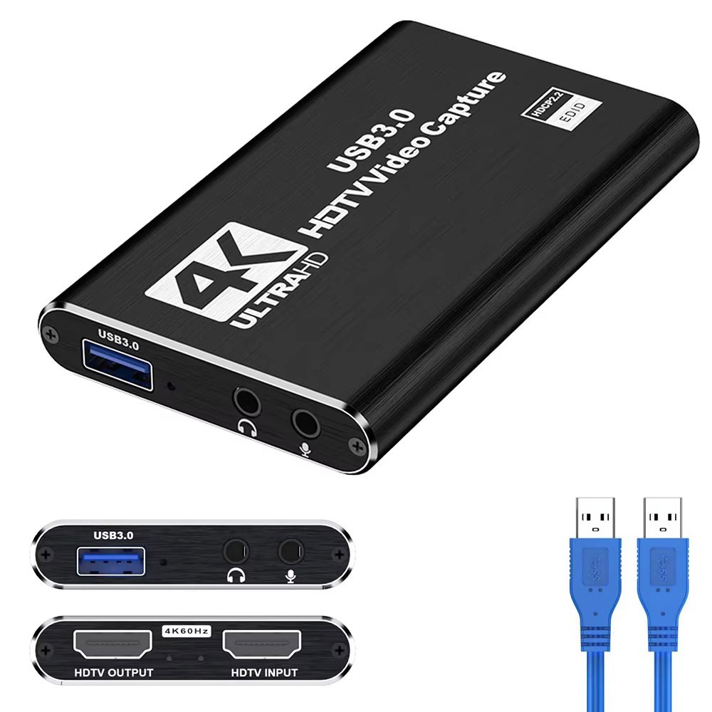 Video Capture Card 1080P Game Capture Recording Compatible Switch