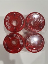 Outdoor Quad Roller Skate Wheels 78A Red 65x37 1 Pack ATOM PULSE Replacement