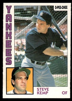 1984 O-Pee-Chee Steve Kemp New York Yankees #301