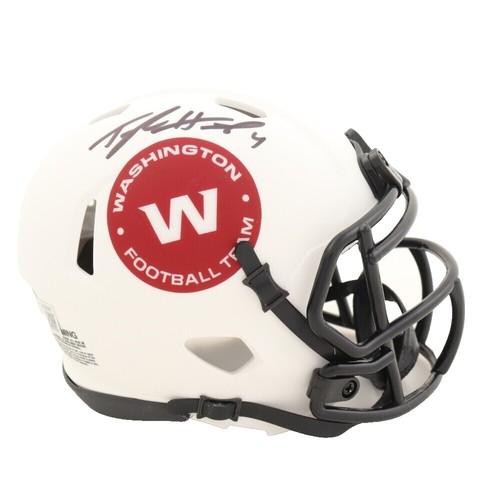 Alex Smith Washington Commanders Autographed Mini Helmet Speed BAS | eBay