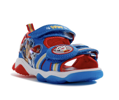 Toddler Boys Size Nickelodeon Paw Patrol Light Up Sandals Shoes BRAND NEW 