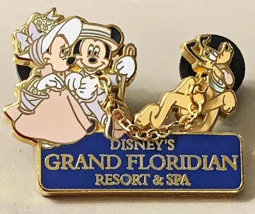 MICKEY MOUSE PIN WALT DISNEY WORLD GRAND FLORIDIAN DISNEY'S RESORT & SPA MINNIE
