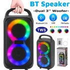2500W Portable Bluetooth Speaker Subwoofer Heavy Bass Stereo Sound System Party