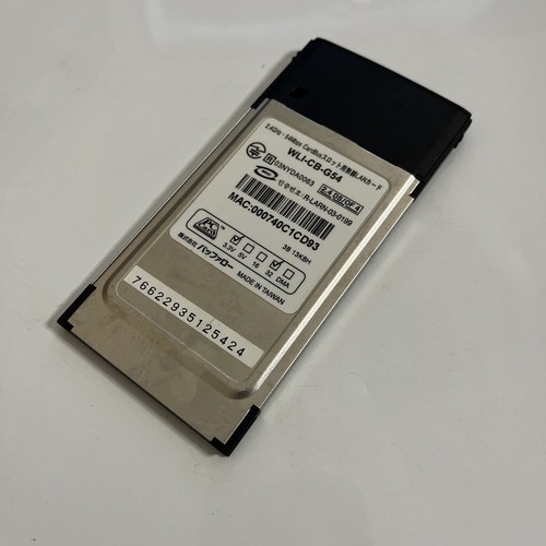 Buffalo Air Station WiFi Wireless PCMCIA Card WLI-CB-G54 54Mbps Cardbus - 第 3/5 張圖片