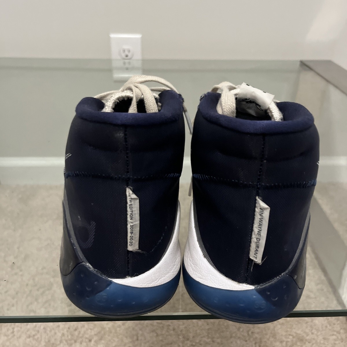 Nike KD 12 Shoes Mens Size 7.5 Blue Basketball Mid Top Sneakers UBN9518-402 Nike Zoom KD12 TB Midnight Navy Men main image 2