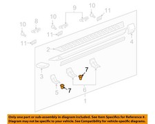 Tuerca de soporte escalonado para estribo Ford OEM 15-16 F-150 N620481S2
