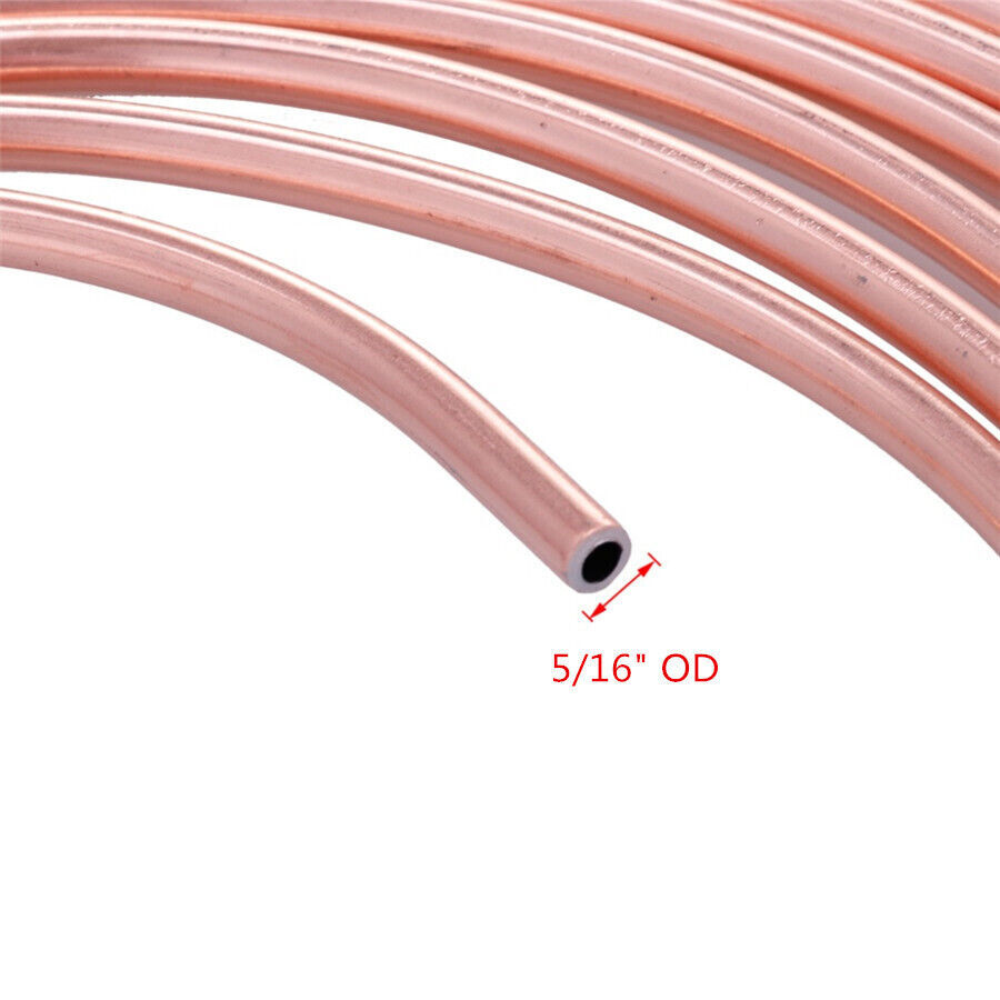 NAPA Copper Nickel Alloy 5/16 In Diameter Brake Line Tubing - 25 Ft - Foto 9