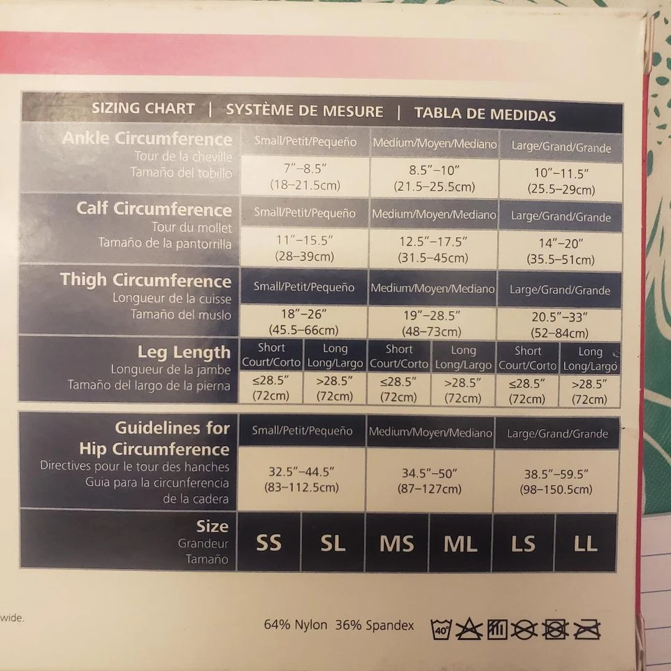 Sigvaris Sheer Style  CT  Panty Hose  15-20 20-30 30-40 Compression Size & Color - Image 3 of 4