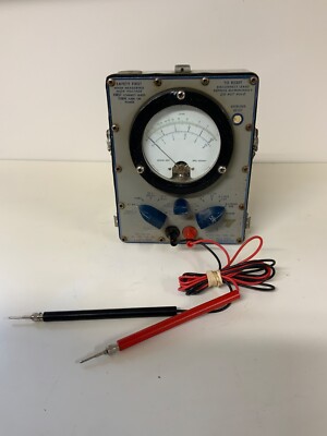 Vintage Bruno-New York Industries Multimeter ME-70A/PSM-6 With Case Tested Works