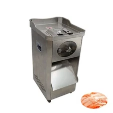 Vertical Stainless Steel Meat Cutter Commercial 4mm Meat Slicer 300kg/h 2HP