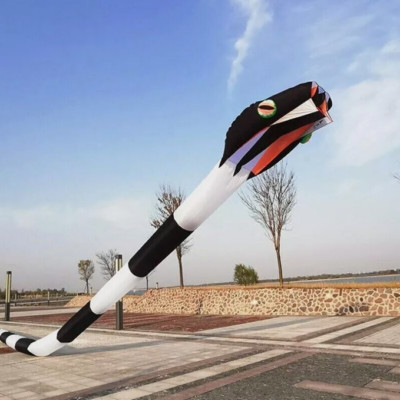 55M Long 3D Inflatable Soft Snake Kites Octopus Kites for Adults outdoor toys