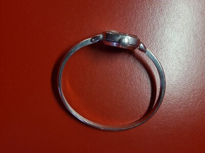 Montre Bracelet Femme Vintage Mécanique – Boîtier Et Bracelet Argent Massif – Marque PARURERIE – Occasion
