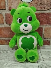 2020 Basic Fun Care Bears Good Luck Bear 10 Inch Plush Green Clover