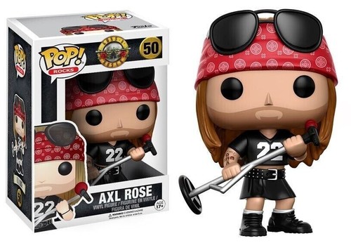 FIGURA DE VINILO FUNKO GUNS & ROSES AXL ROSA 3,75" POP ROCKS 50 EN STOCK - Imagen 2 de 3
