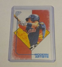 2021 Topps Gallery Alex Bregman Modern Artists /99 Blue Parallel SP Astros