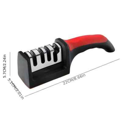 4 Stage Kitchen Knife Sharpener Professional Ceramic Diamond Steel Sharpening