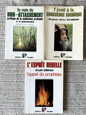 Dangles Editions * 3er Set Spirituelle Horizonte Titel * Rajneesh / Gibran +++