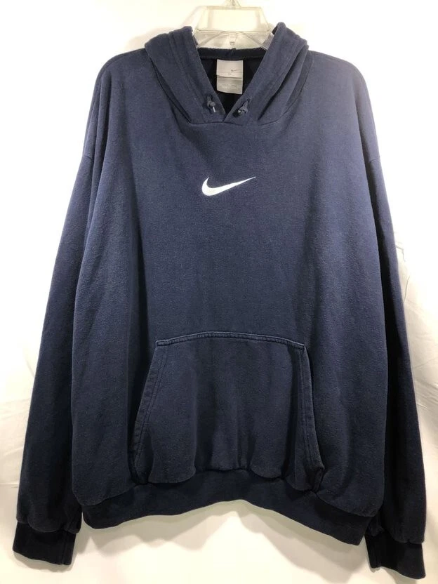 dark blue vintage nike sweatshirt