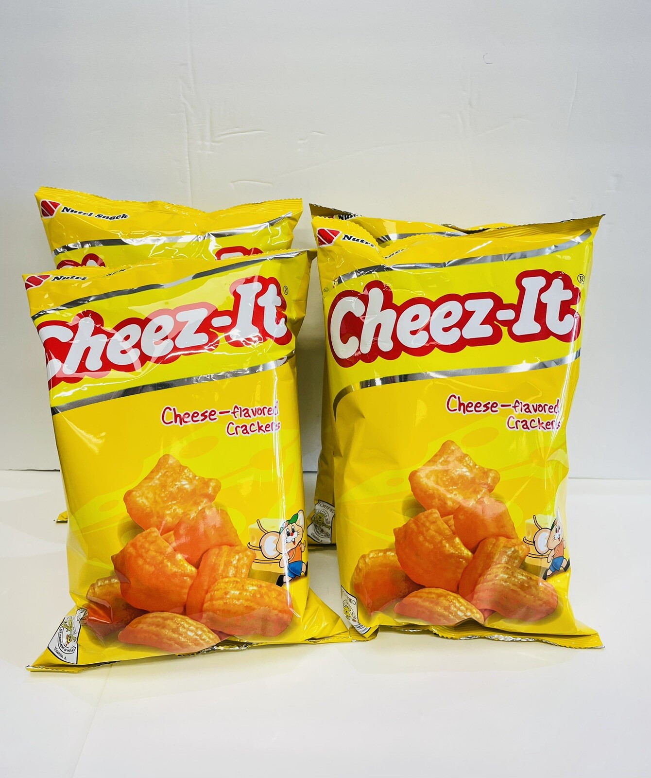 Nutrisnack CheezIt Cheese flavored crackers 95 grams x 4 bags eBay