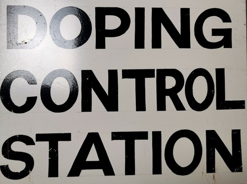 Rare Vintage enamel sign, anti doping, sporting, c1950s - Picture 6 of 10