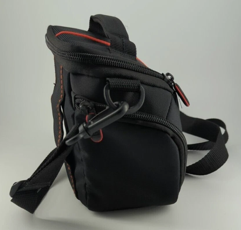 Case Logic FUNDA CÁMARA Acolchada 3 Compartimentos con Cremallera Cinturón Correa para el Hombro Negro Foto 2 de 4