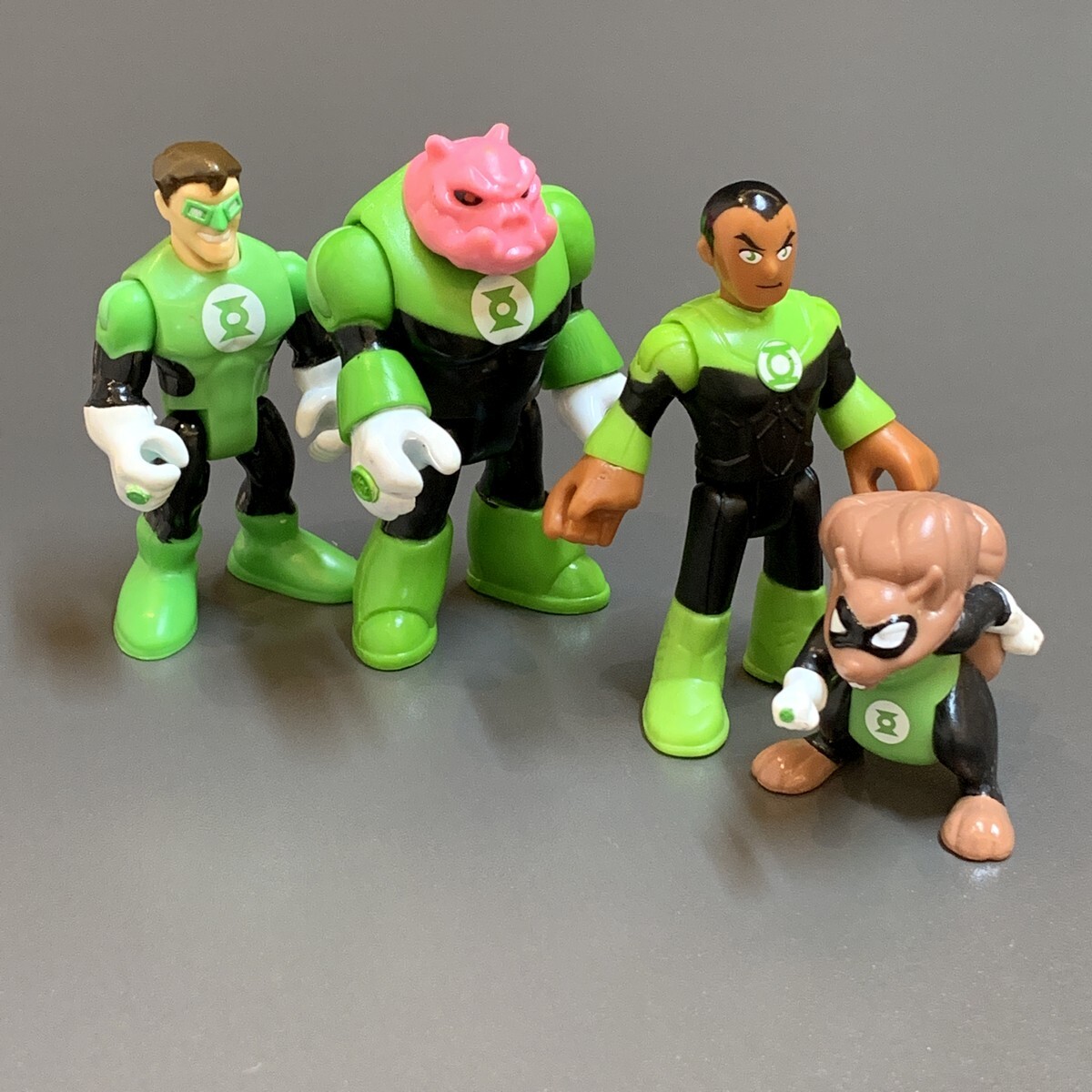 4x Green Lantern Fisher Price Imaginext DC Super Friends Figures