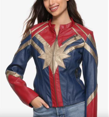 Marvel Avengers Captain Marvel Star Jacket 