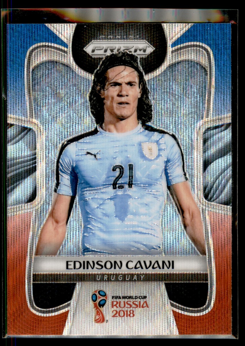 carvani♪ 2018 Panini Prizm World Cup RED BLUE WAVE #209 Edinson Cavani
