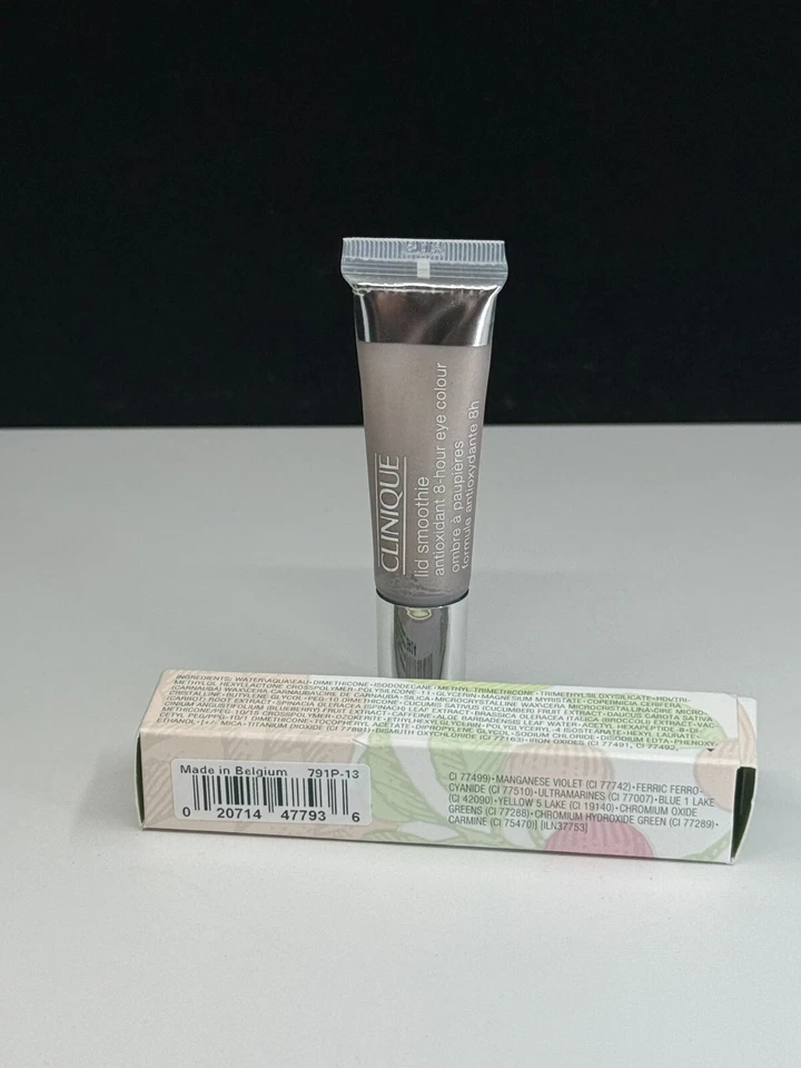 Clinique Lid Smoothie Antioxidant 8 hour eye color 13 salt & pepper 0.24 oz RARE - Image 3 of 4