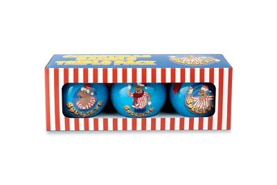 Bullseye Darts TV Show Official Christmas Bauble Decoration Triple Pack