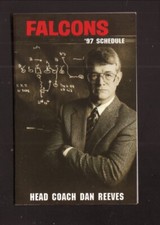 1997 Atlanta Falcons Dan Reeves Pocket Schedule