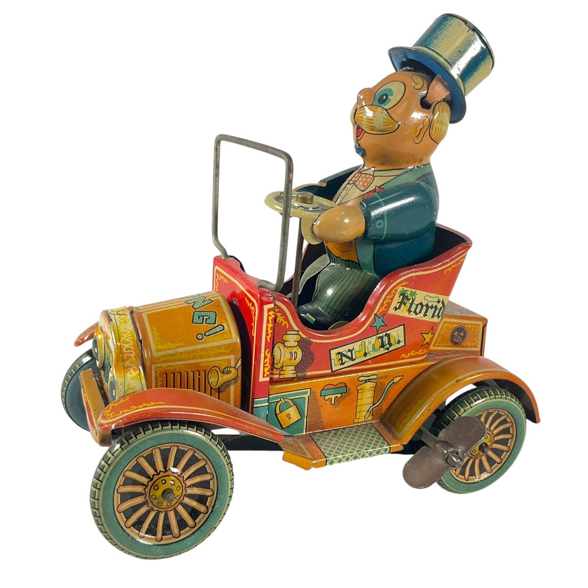 Tin Wind up JALOPY Grandpas New Car, JAPAN Made WORKS § | eBay Tin Wind up JALOPY Grandpas New Car, JAPAN Made WORKS § | eBay