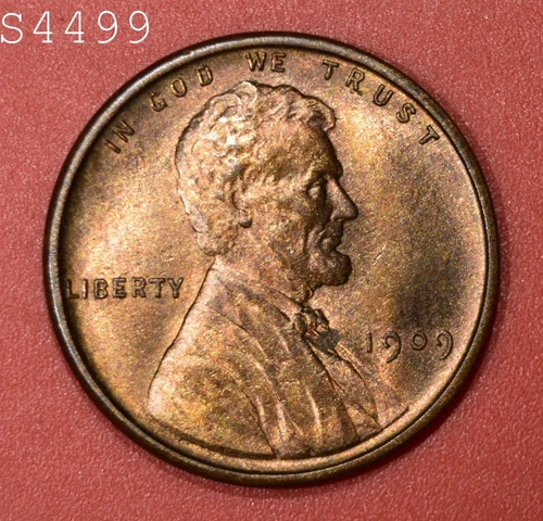 1909-VDB Lincoln Wheat Cent "Very Choice BU Red Brown"