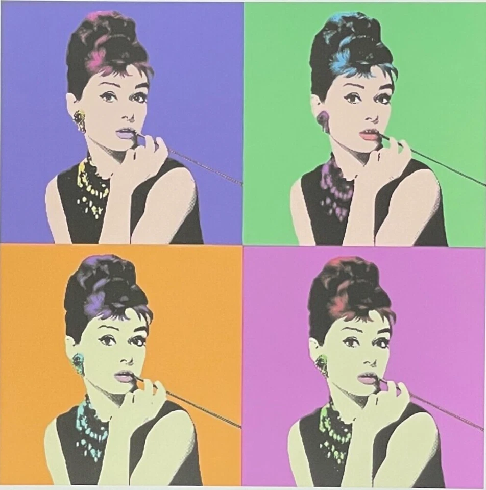 ANDY WARHOL * Audrey Hepburn * 57 x 38 cm * signed lithograph * limited # xx/100 - Bild 2 von 4