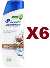 6 PZ HEAD & SHOULDERS ANTICADUTA SHAMPOO ANTIFORFORA CON CAFFEINA 250ML