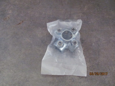 Four Socket Cross Galvanized Steel 3//4/" BK Products
