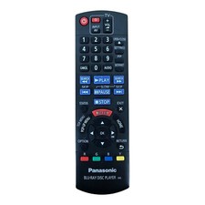 Genuine Panasonic N2QAYB000867 Blu-Ray Remote Control Black Has Been Tested