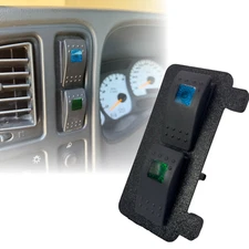 99-07 Silverado Sierra 2 Rocker Switch Panel Bezel WITH 2 Switches NBS Chevy GMC