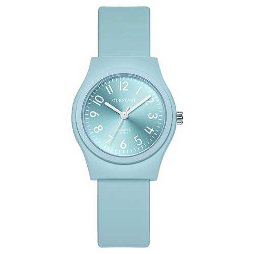 Student Watch Candy Farbe Casual Quarz Silikon Damenuhr Armbanduhr Sportuhr - Bild 13 von 16