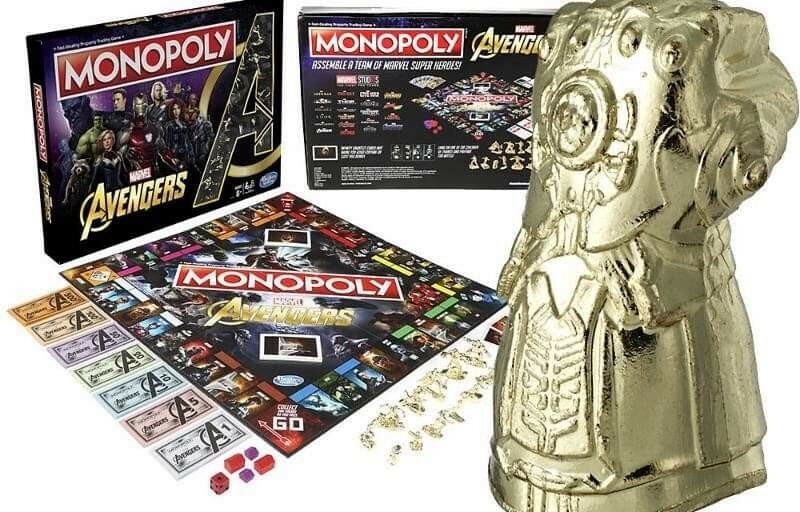 Marvel Avengers Endgame Monopoly Collectible Ironman Thor Captain America Thanos Marvel Avengers Endgame Monopoly Collectible Ironman Thor Captain America Thanos