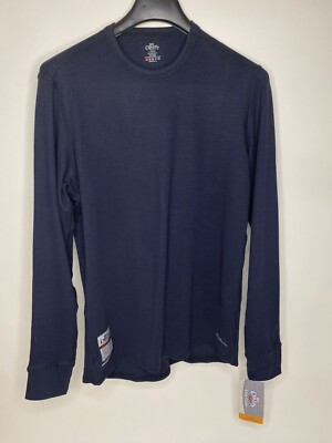 Men s Hot Chillys Chil-Gard Flame Resistant Long Sleeve Crew Neck Shirt  L *NWT