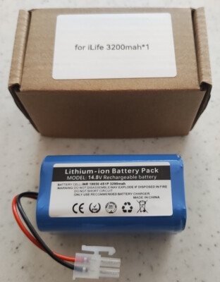 Akku 14.8V 3200mAh for ILIFE A4 A4S A6 A8 A9 V7 V7s Pro X620 Ecovacs CR130