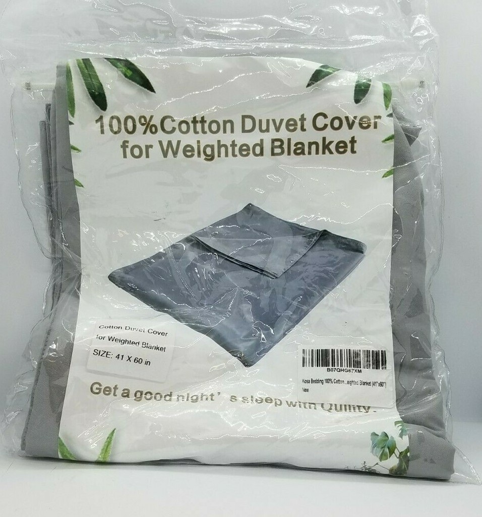 Quility Premium Adult Removable Duvet Cover for Weighted Blanket 41" x