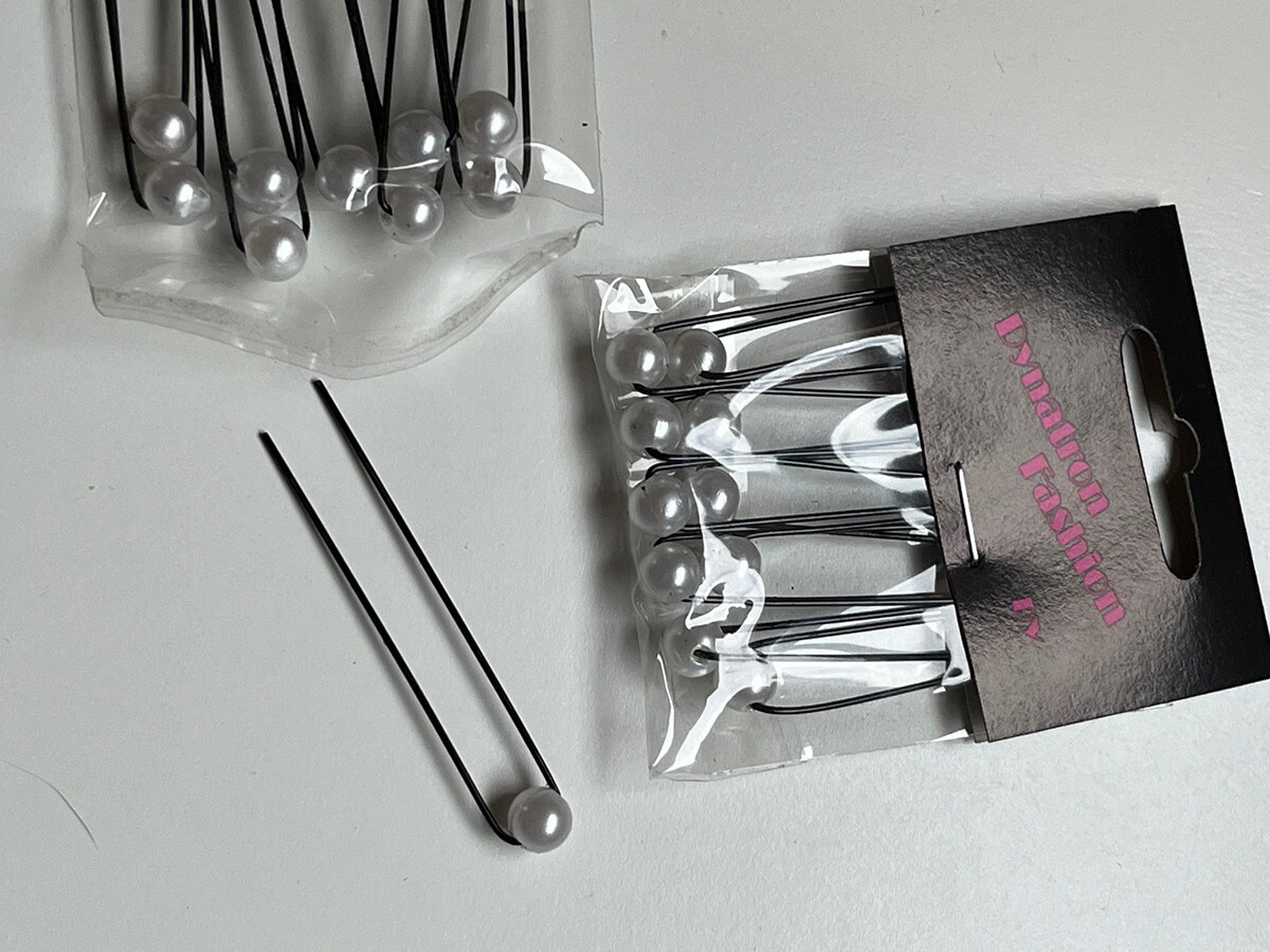 20 elegante Haarnadeln mit Perle für festliche Frisuren