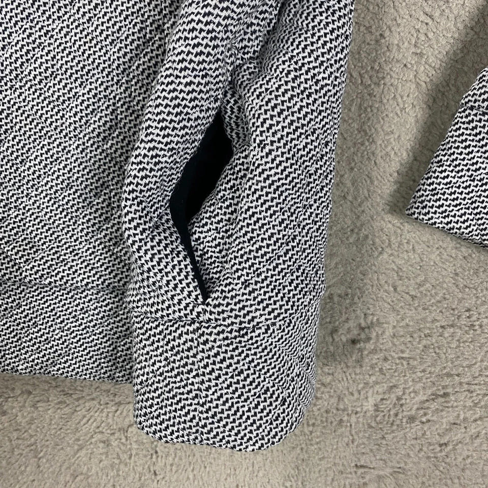 Gap Fit Jacquard Knit Funnel Neck Sweatshirt Womens XS Quilted Pullover Sweater - Image 2 of 4