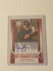 2013-Panini-Elite-Extra-Edition-Jake-Bauers-AUTO-RC-671-Autograph-TRUE-ROOKIE