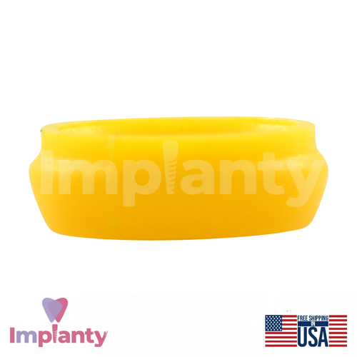 Juego de 10 accesorios de bloqueo recto dental de silicona extra suave cónico NP 2,25 mm - Imagen 5 de 12