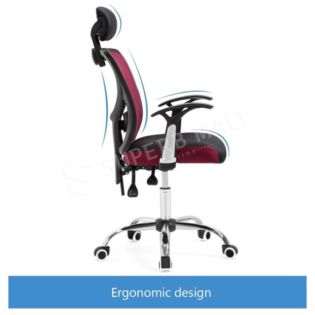 Ergonomic Breathable Ergo Mesh Computer Office Chair Home Seat w/Lumbar Support NC11970