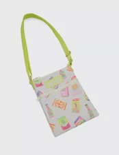 BioWorld DreamWorks SHREK Foods Passport Bag Crossbody Purse Green White