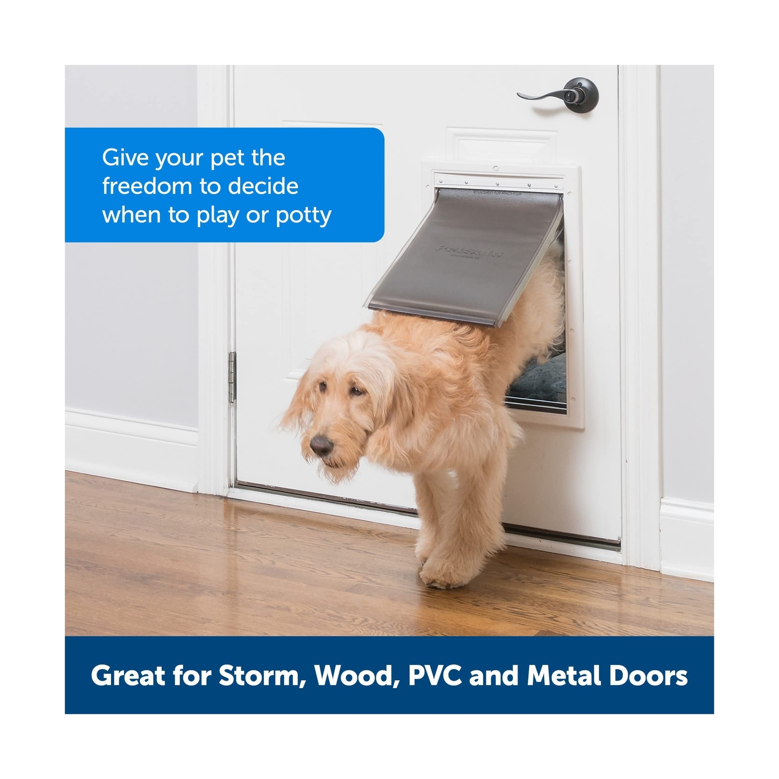 PetSafe Extreme Weather Energy Efficient Pet Door for Cats and Dogs